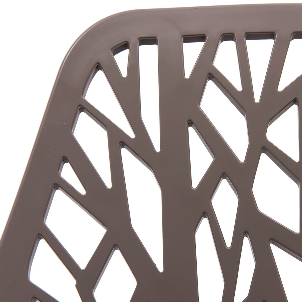Modern Asbury Dining Chair w/ Chromed Legs