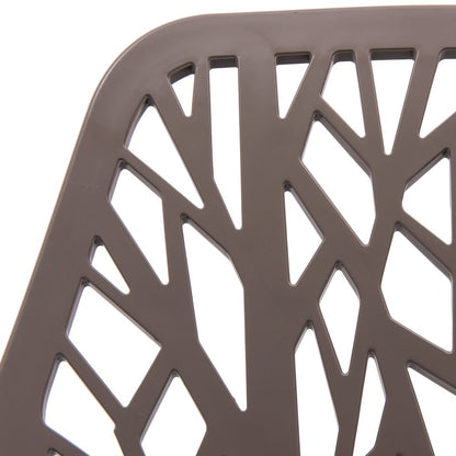 Modern Asbury Dining Chair w/ Chromed Legs