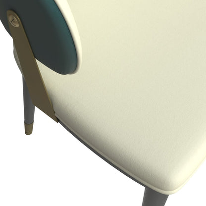 Aria Series Modern Dining Chair in Green Set of 2