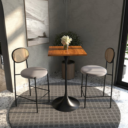 Verve Collection 24 Square Top Bar Height Table