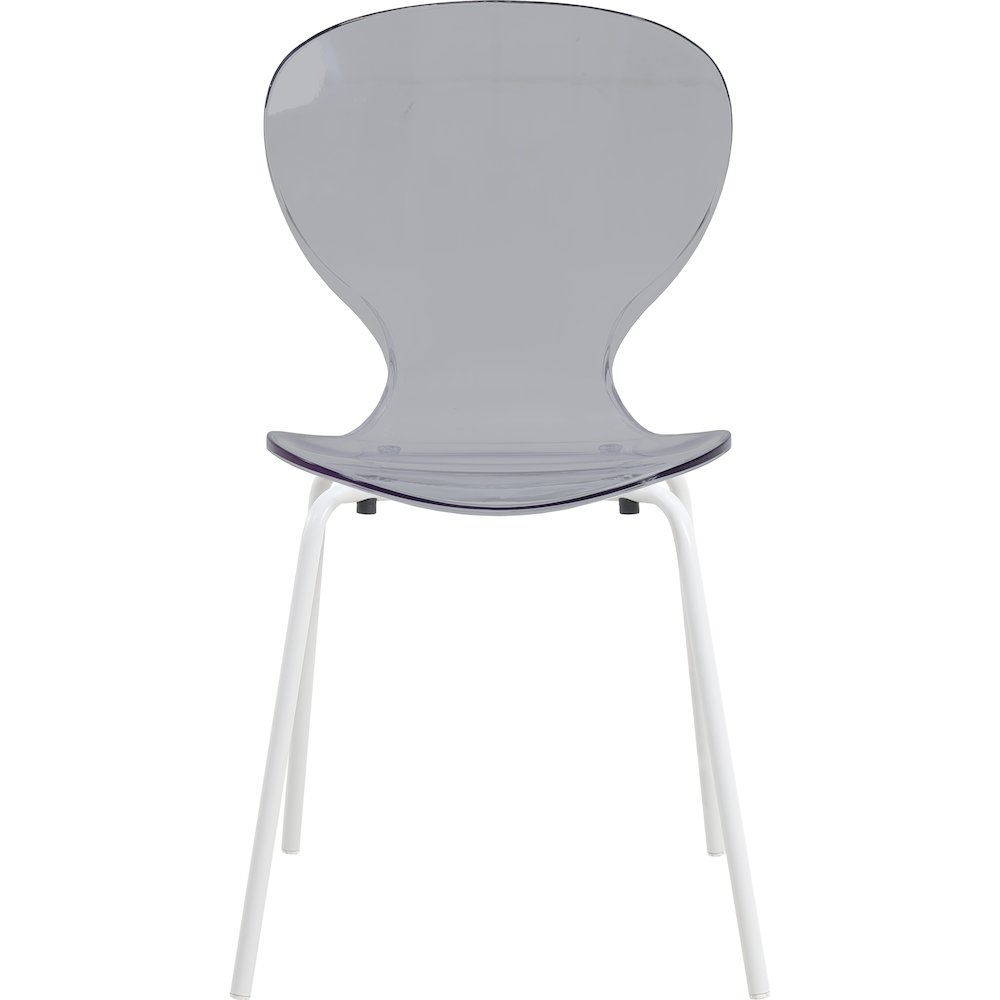 5-Piece Dining Set Round White MDF Dining Table