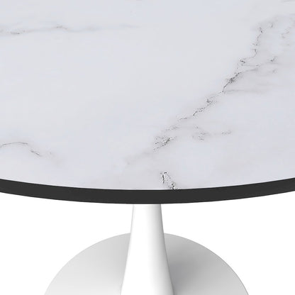Bristol Mid-Century Modern Round Dining Table