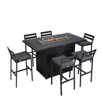 Chelsea Collection Aluminum Outdoor Dining Set