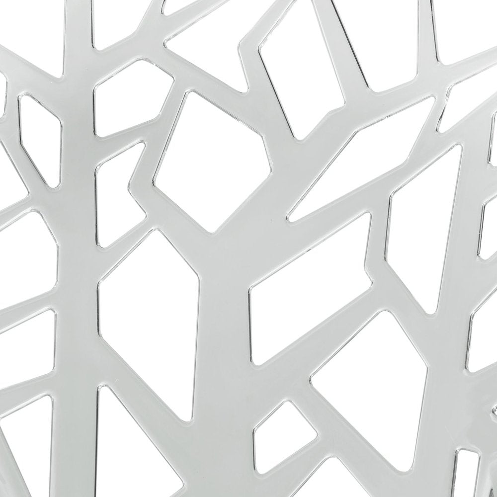 Cornelia Modern Spring Cut-Out Tree Design Stackable Dining Chair