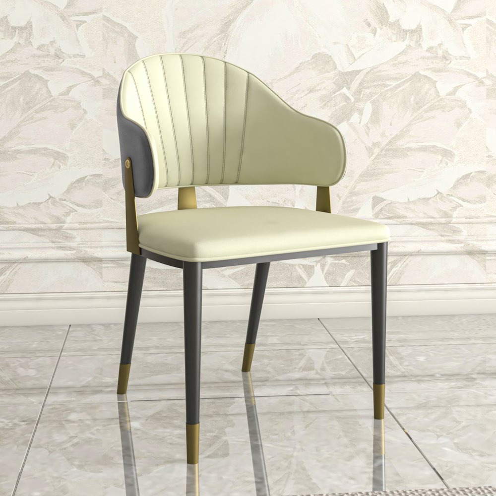 Aria Series Modern Dining Chair in Grey