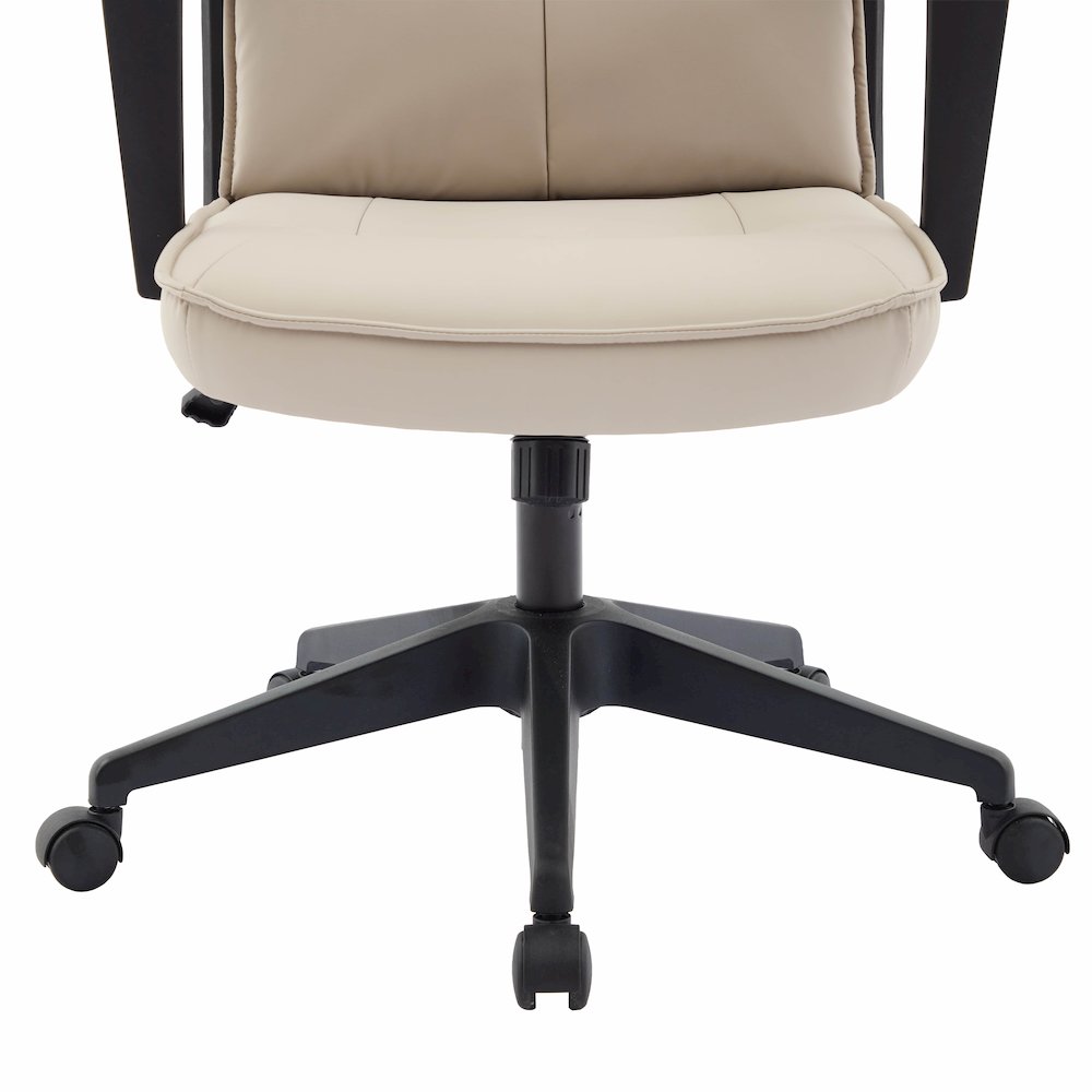 Aiaria Collection Modern Office Chair In Tan