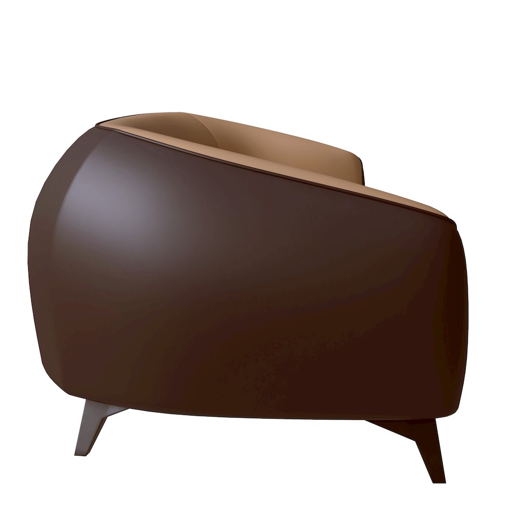 Opula Collection Three Seater Sofa In Brown