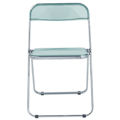 Lawrence Acrylic Folding Chair With Metal Frame