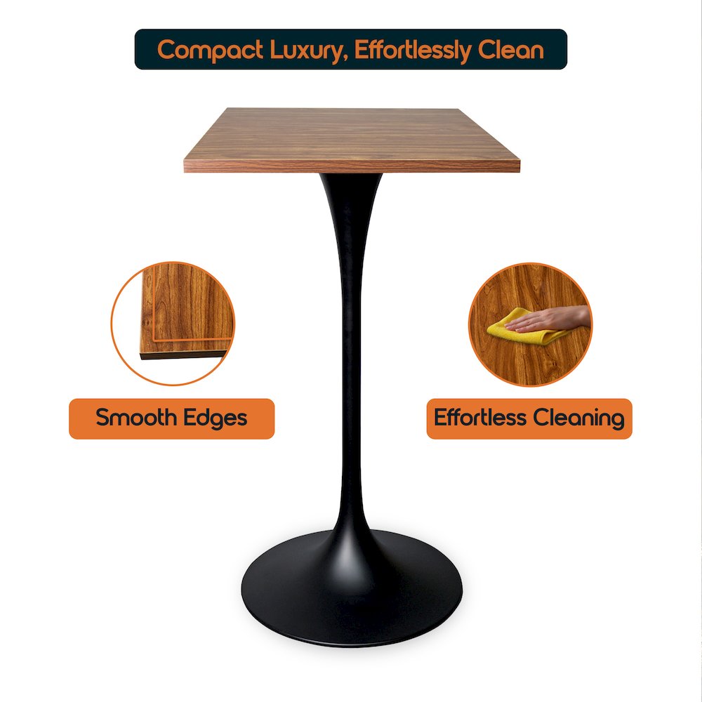 Verve Collection 24 Square Top Bar Height Table