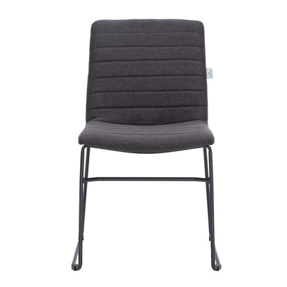 Zylar Series Office Guest Chair in Brown Fabric