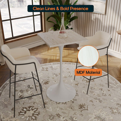 Verve Collection 24 Square Top Bar Height Table