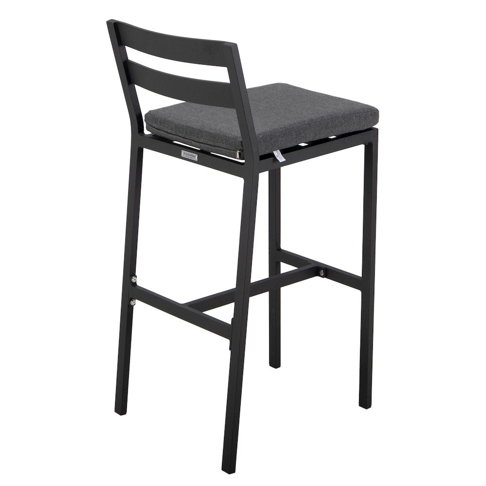 Chelsea Collection Modern Aluminum Outdoor Bar Chair