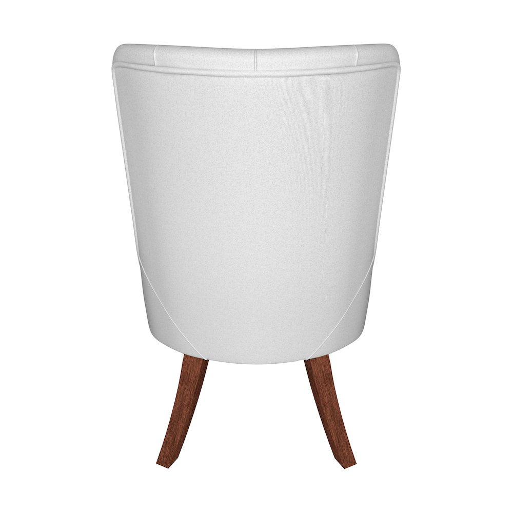 Spruce Collection Modern Wooden Dining Chair in Light Grey Set of 4