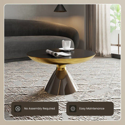 Hyalus Collection Glass Coffee table in Smoke