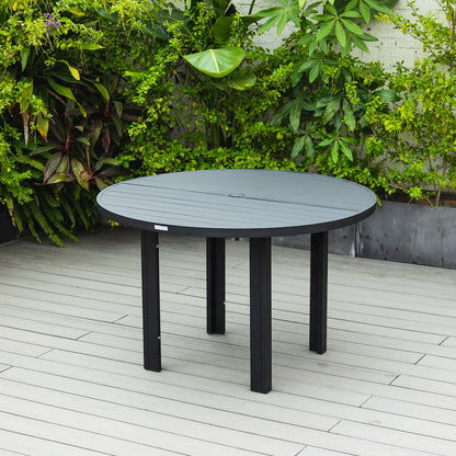 Chelsea 48″ Round Outdoor Aluminum Dining Table for Patio