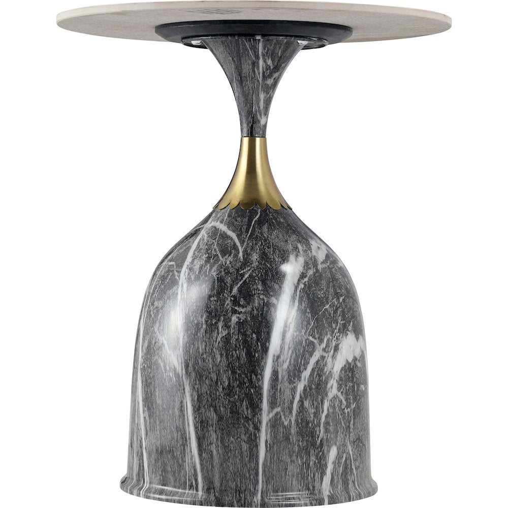 Oslo Collection Modern End Table In Grey