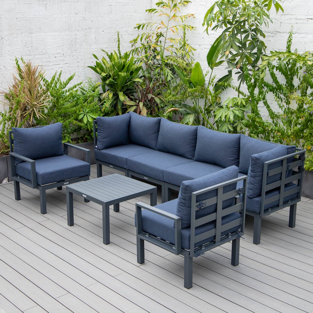 Chelsea 7-Piece Patio Sectional And Coffee Table