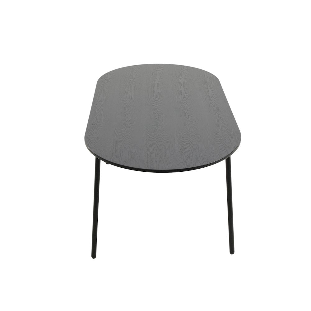 Tule 7-Piece Dining Set in Steel Frame with 6 Upholstered Seat Dining Table