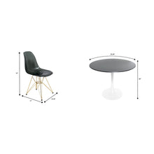 5-Piece Dining Set with 35" Round Dining Table
