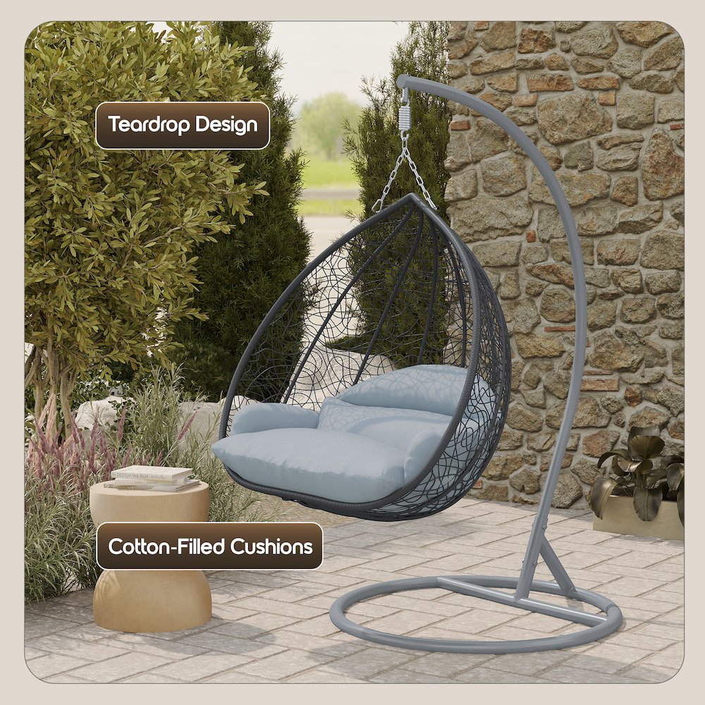 Recluse Collection Modern Outdoor Swing Chair