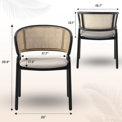 Ervilla - Dining Chair - Beige Leather