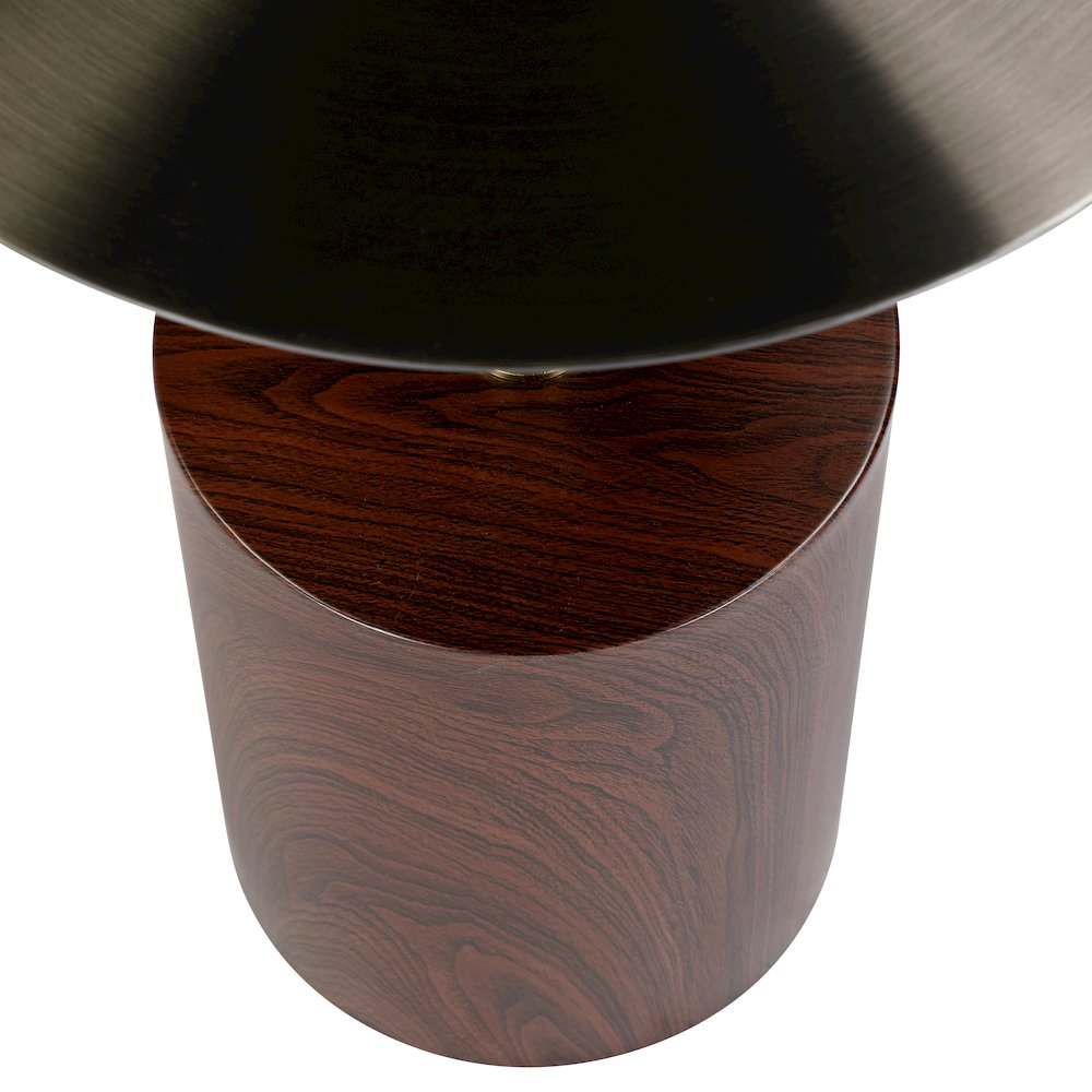 Malta Collection Modern End Table In Brown