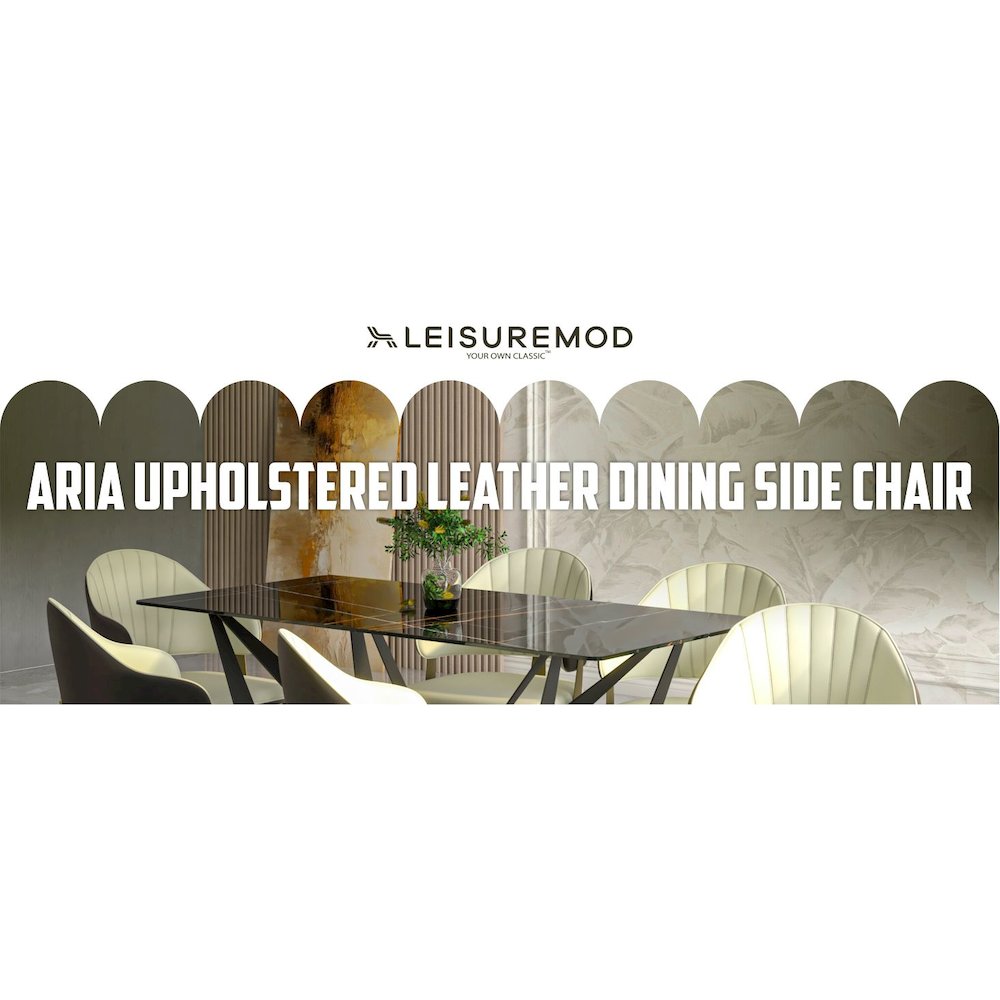 Aria Series Modern Dining Chair in Blue