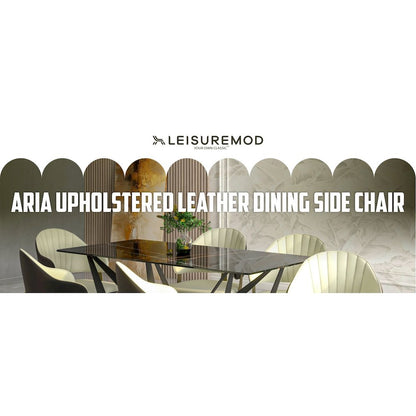 Aria Series Modern Dining Chair in Blue