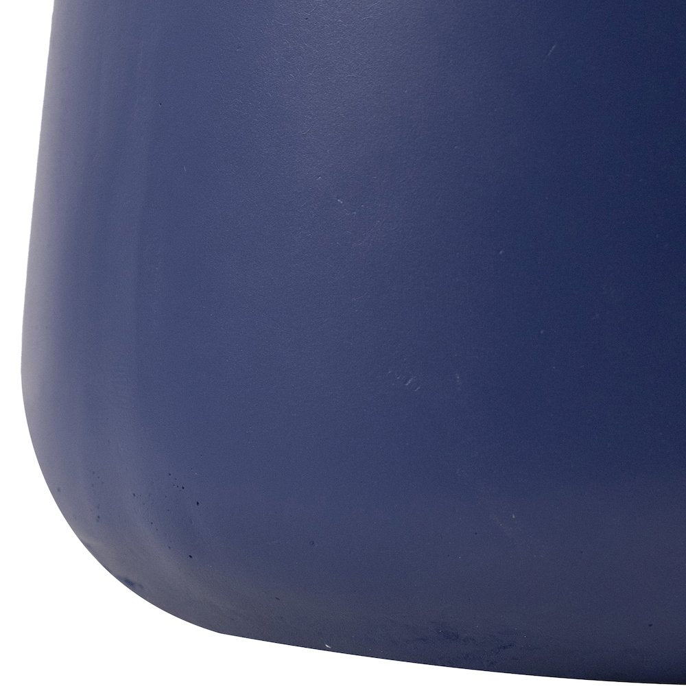 Modern Side End Table Glint Series In Saphire Blue