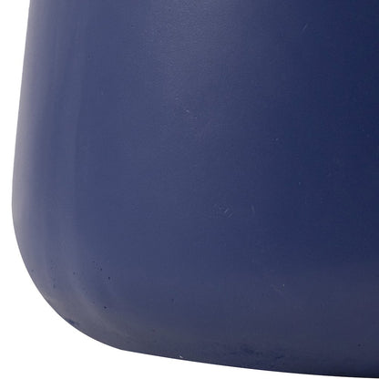 Modern Side End Table Glint Series In Saphire Blue