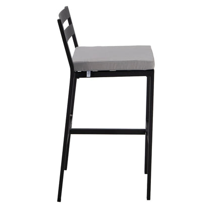 Chelsea Collection Modern Aluminum Outdoor Bar Chair