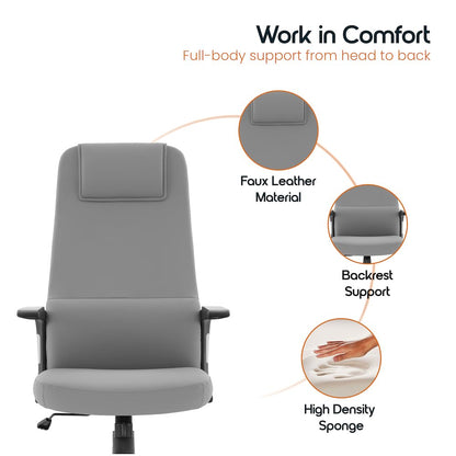 Nexa Collection Modern Office Chair In Grey