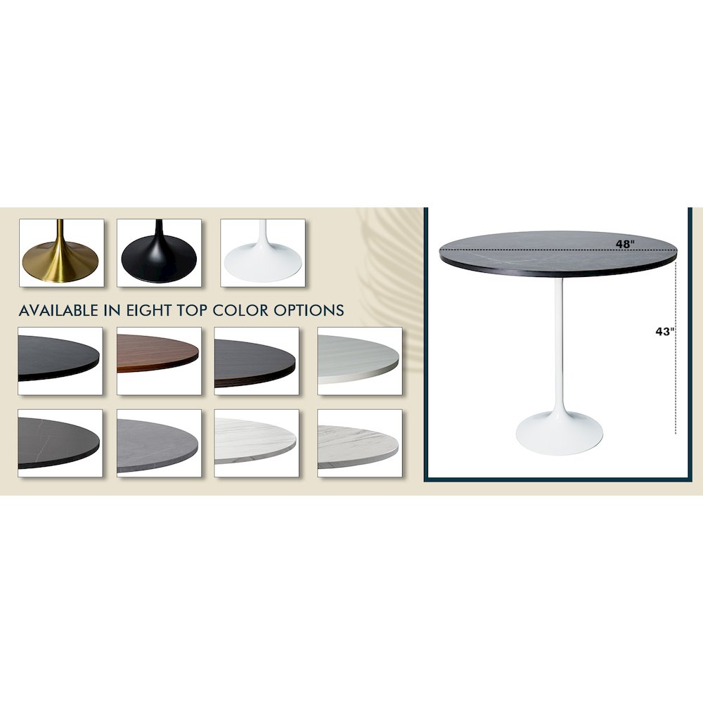 Verve Collection Modern Bar Height Table