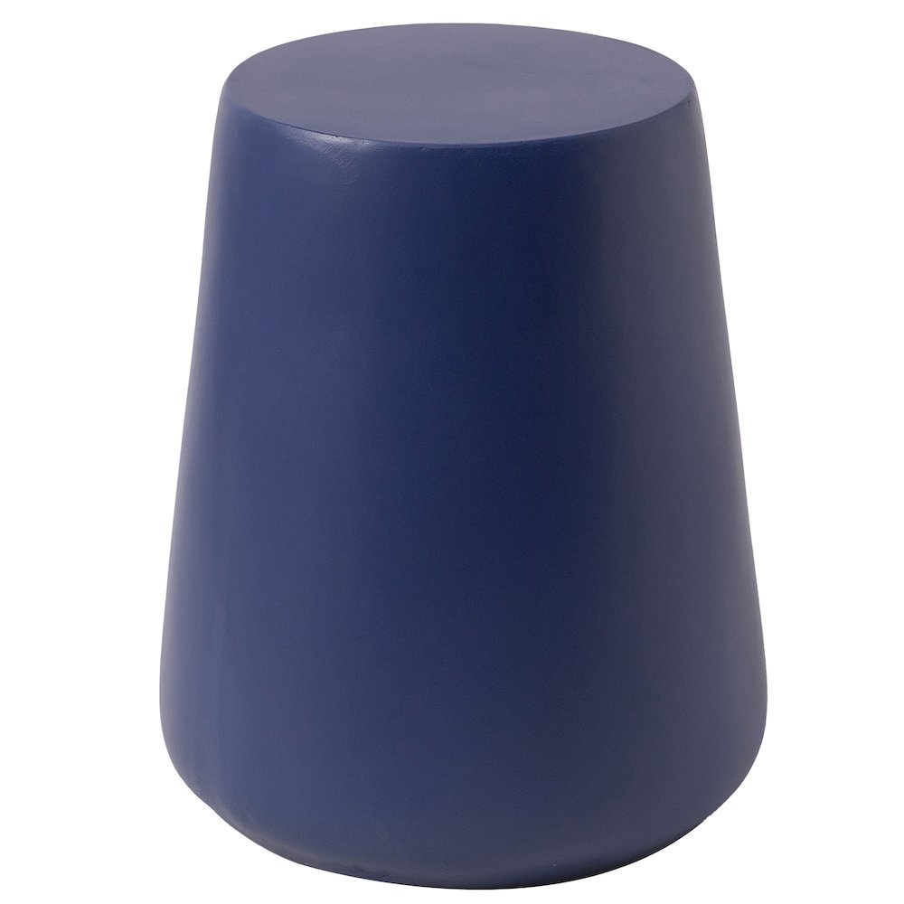 Modern Side End Table Glint Series In Saphire Blue