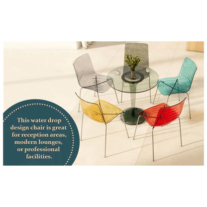 Astor Water Ripple Design Dining Chair