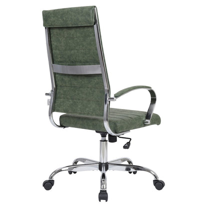 Benmar High-Back Leather Office Chair