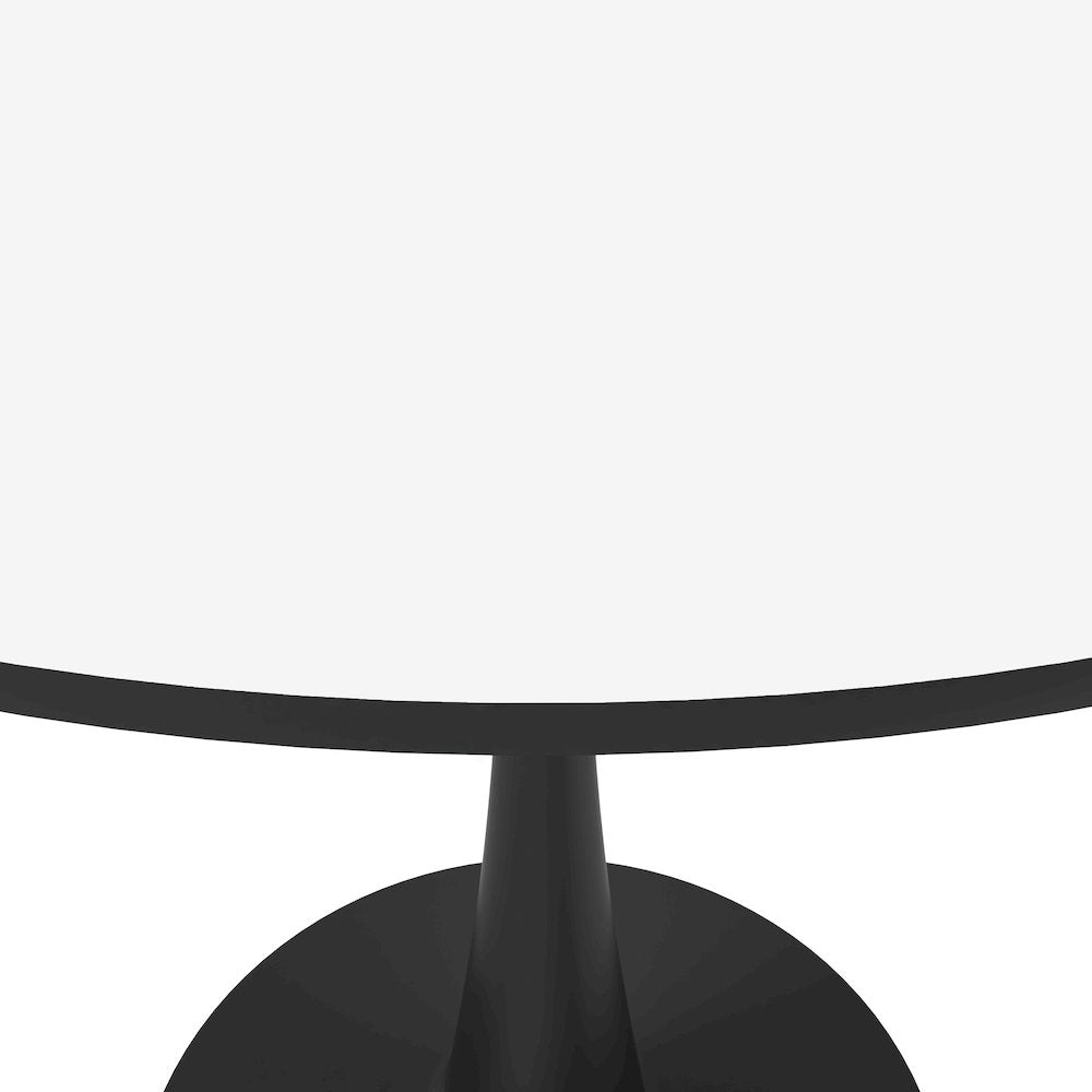 Bristol Mid-Century Modern Round Dining Table