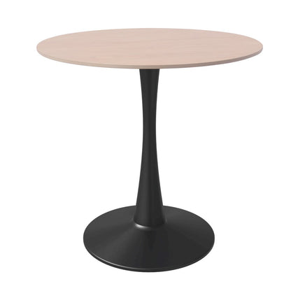 Bristol - Bistro Table - Black Natural wood Top