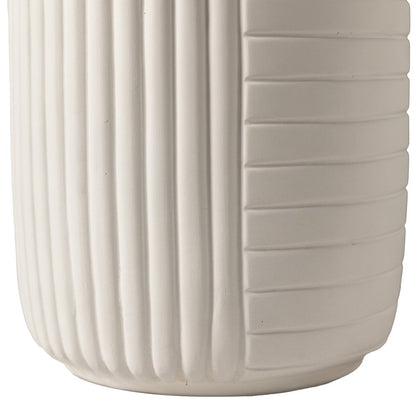 Modern Side End Table Trove Series In White