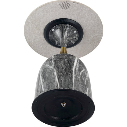 Oslo Collection Modern End Table In Grey