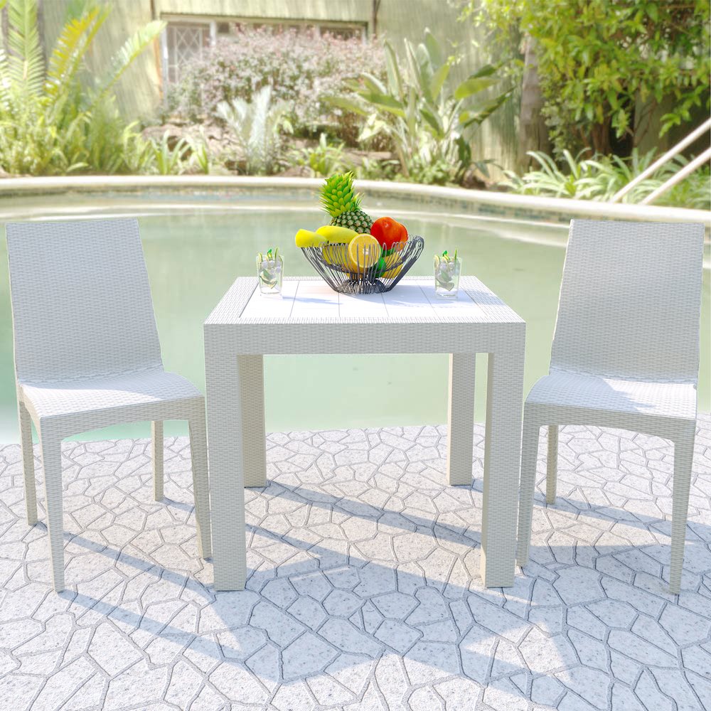 Mace Weave Design Outdoor Dining Table