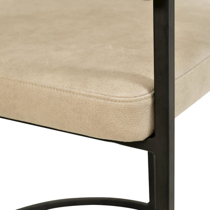 Aero Collection Modern Dining Chair in Toupe
