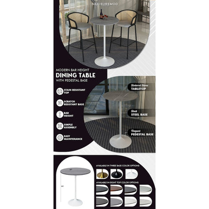 Verve Collection Modern Bar Height Table