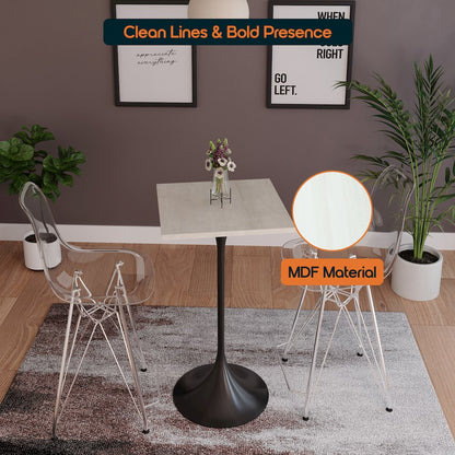 Verve Collection 24 Square Top Bar Height Table