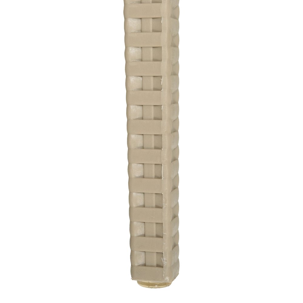 Weave Mace Indoor Outdoor Patio Chair, Set of 2, Taupe