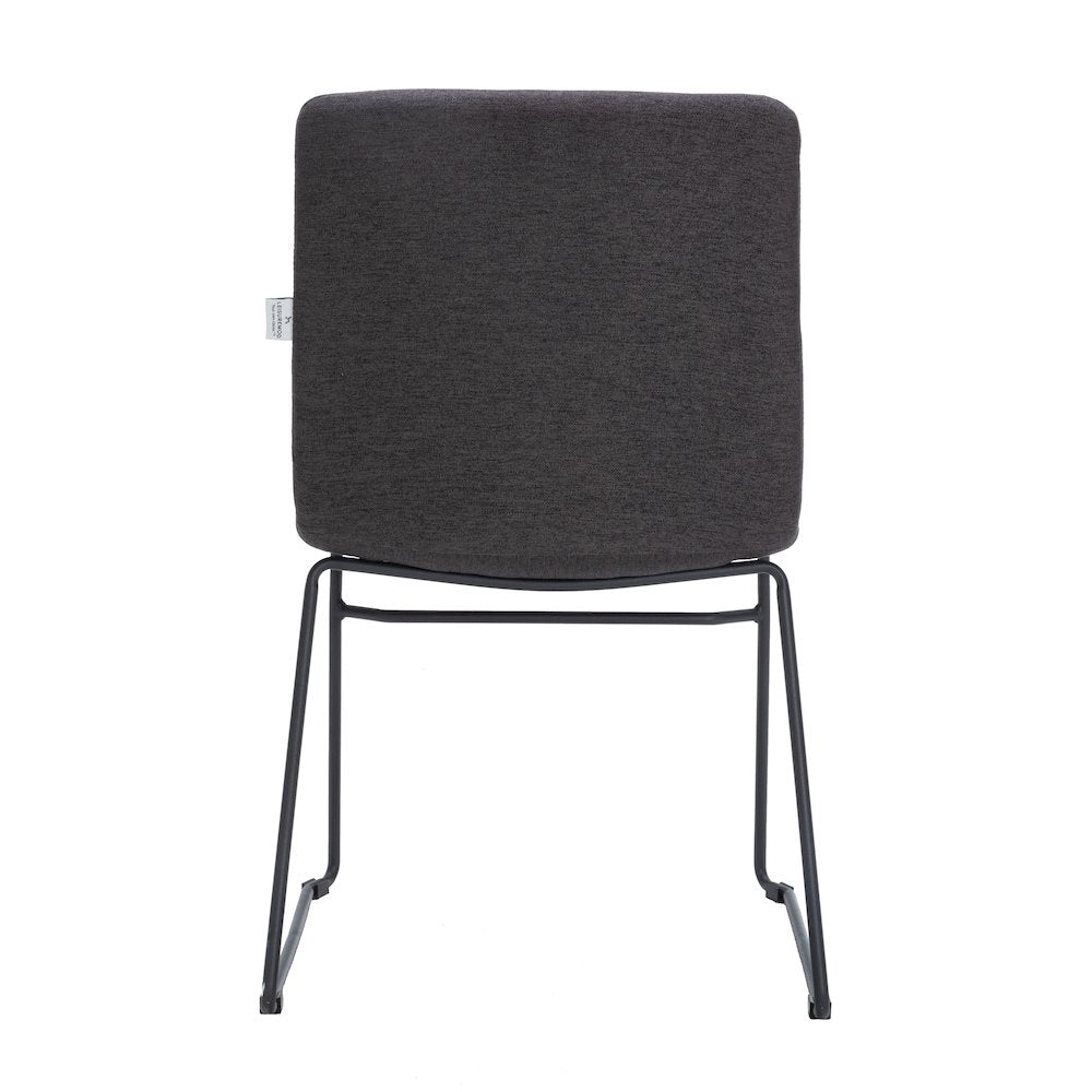 Zylar Series Office Guest Chair in Brown Fabric