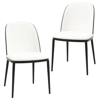 Tule Mid-Century Modern Dining Side Chair Set of 2