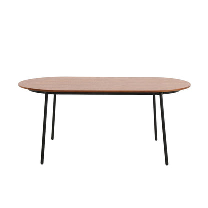 Tule 7-Piece Dining Set in Steel Frame with 6 Upholstered Seat Dining Table