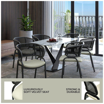 Ervilla Dining Armchair Set of 4
