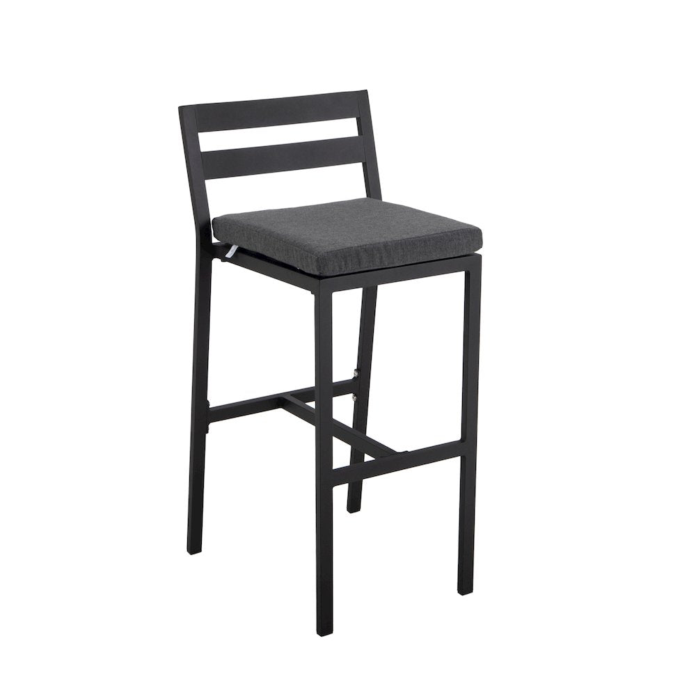 Chelsea Collection Modern Aluminum Outdoor Bar Chair